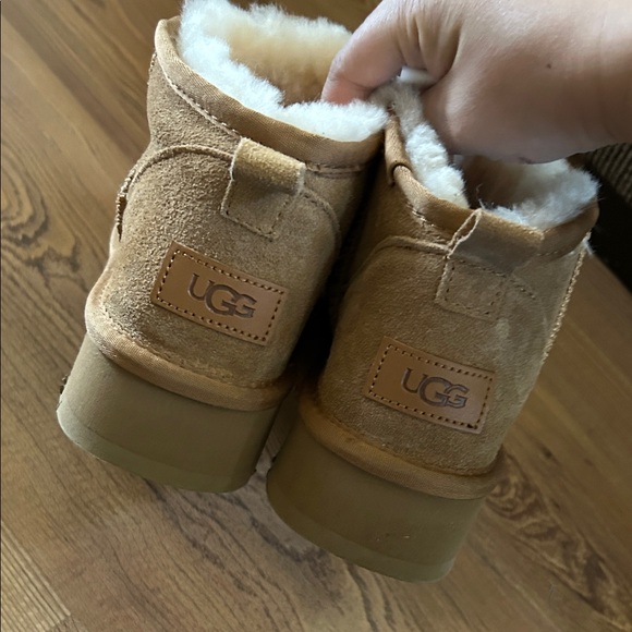 UGG Classic ultra mini platform Chestnut Ankle Boots - Picture 7 of 9